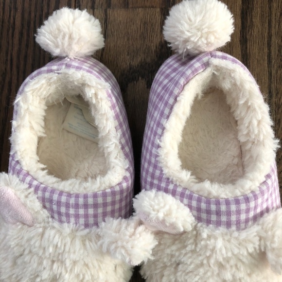 Pottery Barn Kids Puppy Sherpa Slippers - Picture 3 of 13